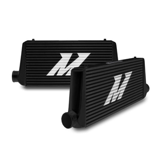 Mishimoto Universal Black S Line Intercooler Overall Size: 31x12x3 Core Size: 23x12x3 Inlet / Outlet Mishimoto Intercoolers