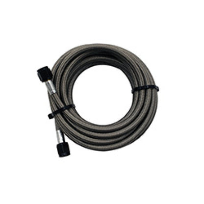 Snow Performance 5ft Stainless Steel Braided Water Line (4AN Black) Snow Performance Injection Pump Components