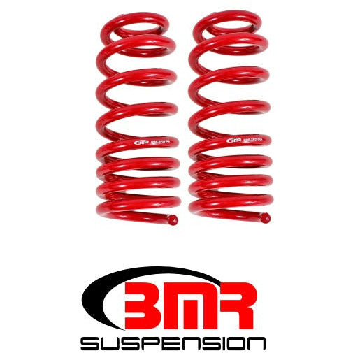 BMR 93-02 F-Body Front Handling Version Lowering Springs - Red BMR Suspension Lowering Springs