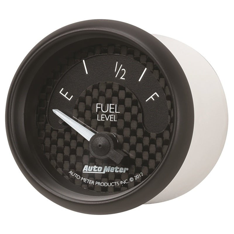 Autometer GT Series 52mm Short Sweep Electronic 73-10 ohms Fuel Level (For most Ford and Chrysler) AutoMeter Gauges