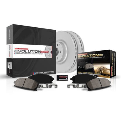 Power Stop 07-17 Jeep Wrangler Rear Z17 Evolution Geomet Coated Brake Kit