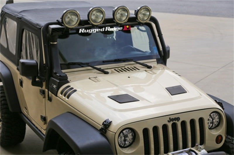 Rugged Ridge Performance Vented Hood 07-18 Jeep Wrangler JK Rugged Ridge Hoods