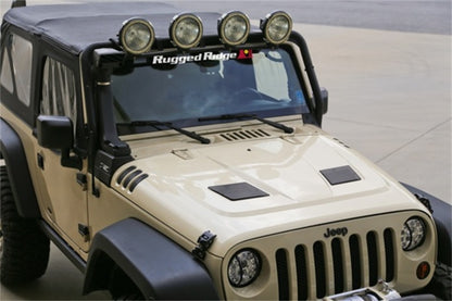 Rugged Ridge Performance Vented Hood 07-18 Jeep Wrangler JK Rugged Ridge Hoods