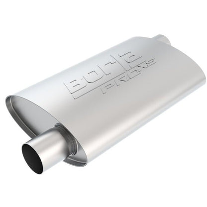 Borla Pro-XS 2in Tubing 14in x 4in x 9.5in Oval Offset/Offset Muffler Borla Muffler