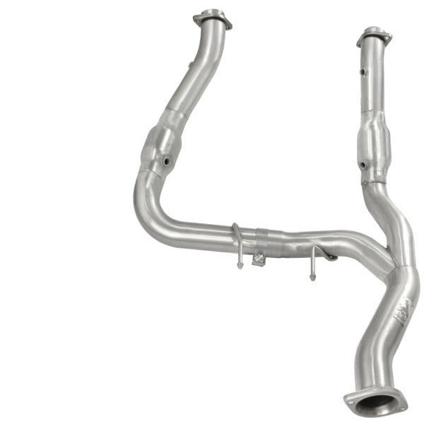 aFe Twisted Steel 3in-3.5in Y-Pipe SSS Exhaust w/ Cats 11-14 Ford F-150 EcoBoost V6-3.5L (tt) aFe Headers & Manifolds