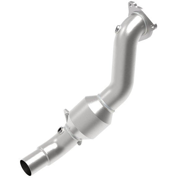 aFe Twisted Steel Down-Pipe w/ Cat 2019 Ford Ranger 2.3L aFe Downpipes