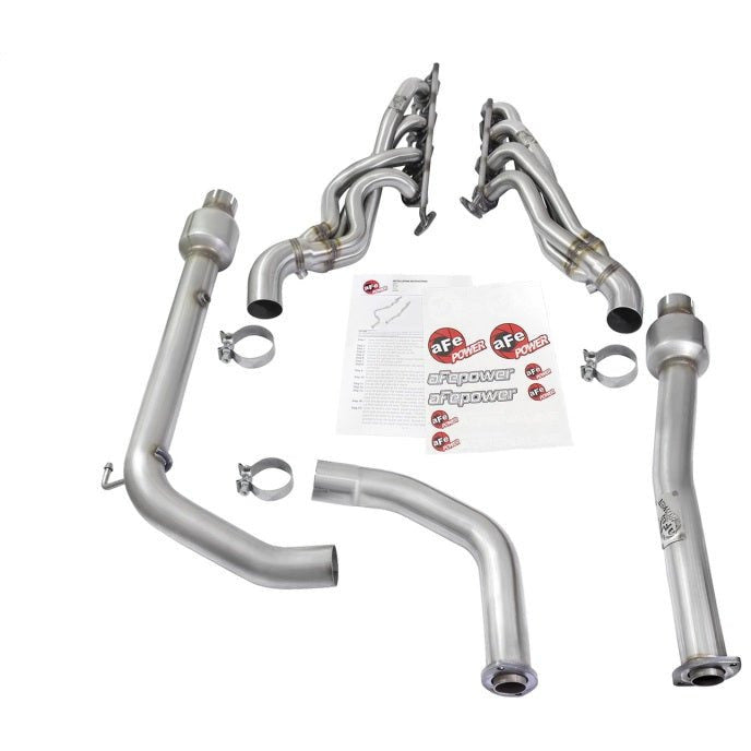 aFe Twisted Steel Headers & Y-Pipe (Street) Stainless Steel 10-16 Toyota Tundra V8 5.7L aFe Headers & Manifolds