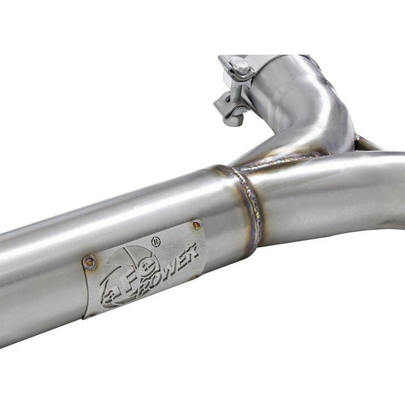 aFe Twisted Steel Y-Pipe (Catted) 03-06 Nissan 350Z /Infiniti G35 V6-3.5L aFe Headers & Manifolds