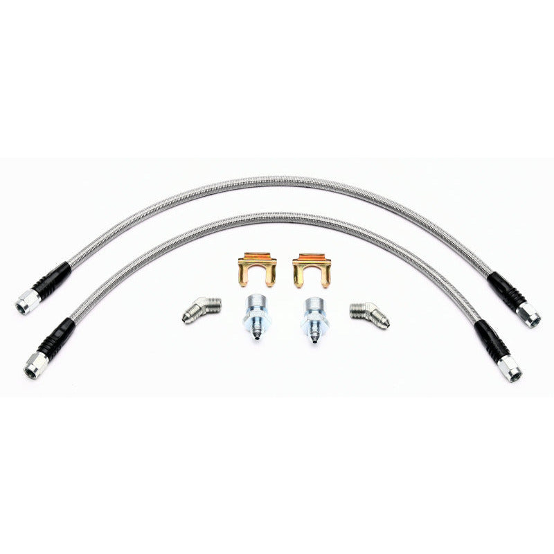 Wilwood Flexline Kit Front 2005-Current C6 Corvette w/ SL4 SL6 or W4/6A Caliper Wilwood Brake Line Kits