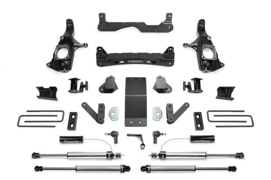 Fabtech 11-19 GM 3500HD 2WD/4WD 4in Basic Sys w/Dlss Resi Shks