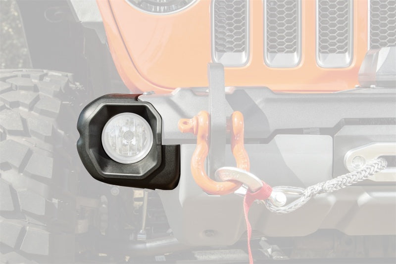 Rugged Ridge Jeep 19-22 Wrangler JL/20-22 Gladiator Venator Front Bumper Stubby Ends - Black Rugged Ridge Bumper Accessories