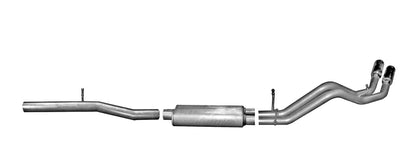 Gibson 15-19 Cadillac Escalade Base 6.2L 3.5in/2.25in Cat-Back Dual Sport Exhaust - Stainless