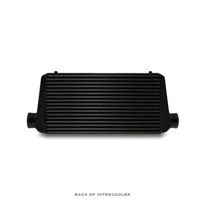 Mishimoto Universal Black S Line Intercooler Overall Size: 31x12x3 Core Size: 23x12x3 Inlet / Outlet Mishimoto Intercoolers