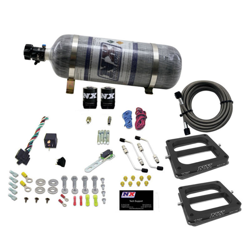 Nitrous Express Dual/Dominator/Alcohol Nitrous Kit (50-300HP) w/Composite Bottle Nitrous Express Nitrous Systems