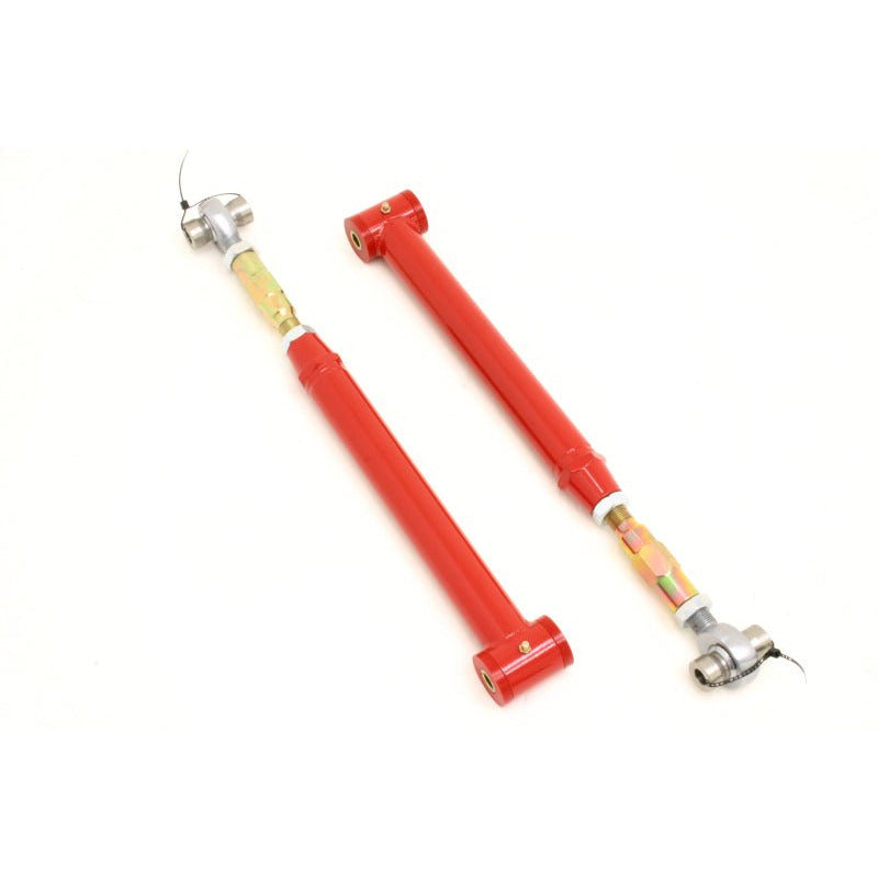 BMR 82-02 3rd Gen F-Body On-Car Adj. Lower Control Arms / Rod End Combo (Polyurethane) - Red BMR Suspension Control Arms