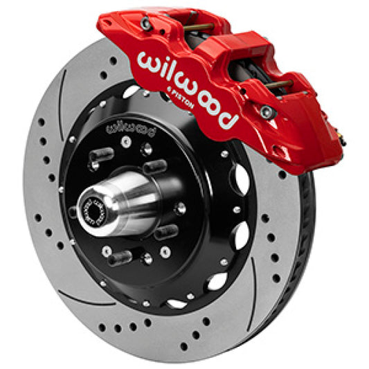 Wilwood Aero6R/ST Front Big Brake Kit 14in D/S Red Powder Coat 79-88 Chevrolet Monte Carlo Wilwood Big Brake Kits