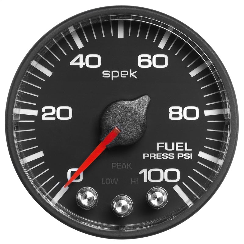 Autometer Spek-Pro - Nascar 2-1/16in Fuel Press 0- 100 psi Bfb Ecu AutoMeter Gauges