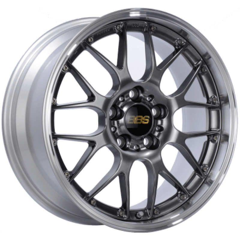 BBS RS-GT 18x8 5x120 ET35 CB72.5 Diamond Black Center Diamond Cut Lip Wheel BBS Wheels - Forged