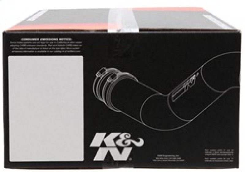 K&N Performance Intake Kit TYPHOON; HONDA FIT L4-1.5L, (SILVER) 07-08