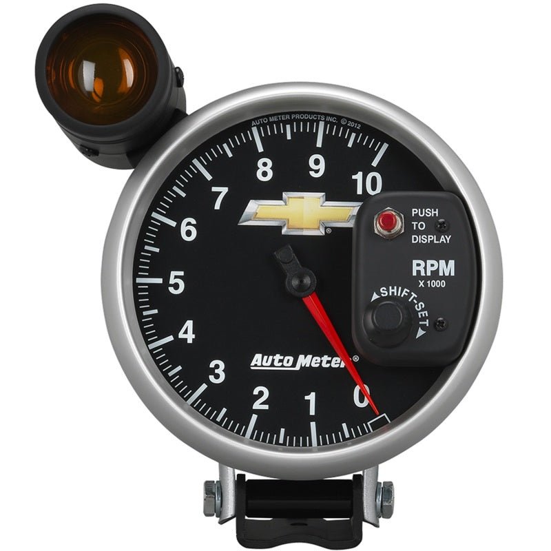 Autometer Performance Parts 5in 0-10000 RPM Tachometer COPO Camaro Gauge w/ Shift Light AutoMeter Gauges