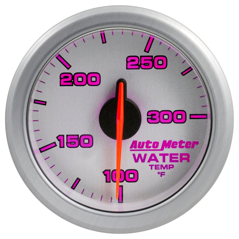 Autometer Airdrive 2-1/6in Water Temperature Gauge 100-300 Degrees F - Silver AutoMeter Gauges