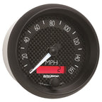 Autometer GT Series 3-3/8in In Dash 0-160 MPH Electronic Programmable Speedometer AutoMeter Gauges