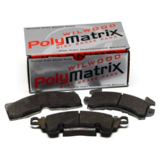 Wilwood PolyMatrix Pad Set - D154 Q GM Metric Wilwood Brake Pads - Performance