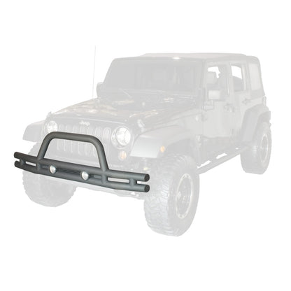 Rugged Ridge 3in Double Tube Front Bumper 07-18 Jeep Wrangler Rugged Ridge Bumper Accessories