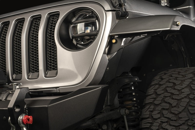 Rugged Ridge Chop Brackets Front Fender 18-20 Jeep Wrangler JL/JT Non-Rubicon Rugged Ridge Fender Flares