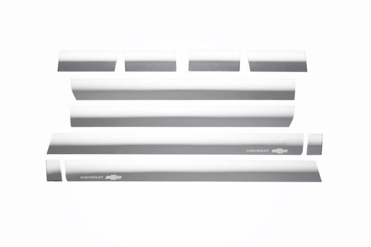 Putco 14-18 Chevy Silv LD - Crew Cab - 6.5in Bed - 10pcs Stainless Steel Rocker Panels