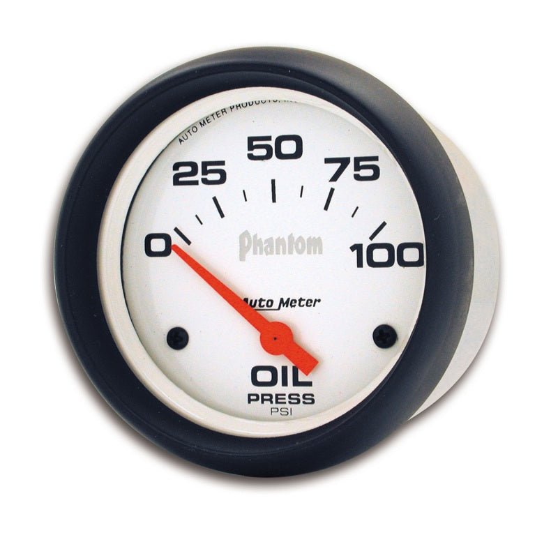 Autometer Phantom 66.7mm 0-100 PSI SSE Oil Pressure Gauge AutoMeter Gauges