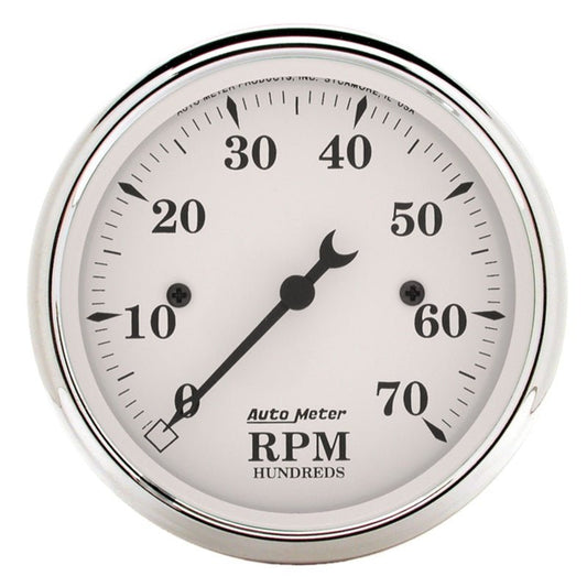 Autometer 3 1/8 inch 7000rpm Old Tyme Tachometer AutoMeter Gauges
