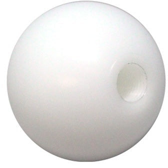 Torque Solution Delrin 50mm Round Shift Knob (White): Universal 12x1.25 Torque Solution Shift Knobs