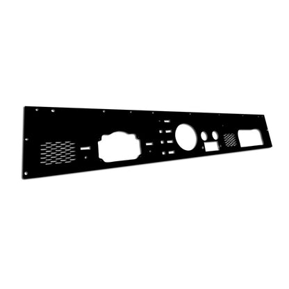 Rugged Ridge Dash Panel Pre-Cut Holes Black 76-86 Jeep CJ Rugged Ridge Dash & Interior Trim