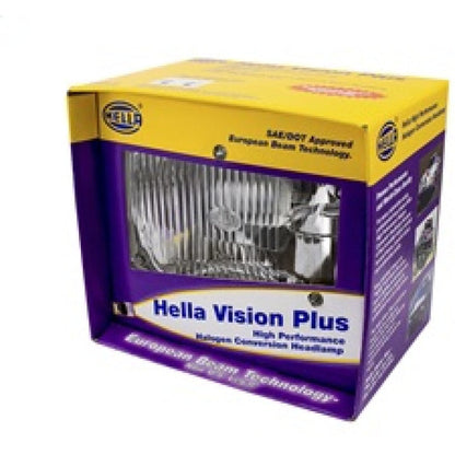 Hella Vision Plus 8in x 6in Sealed Beam Conversion Headlamp - Single Lamp Hella Driving Lights