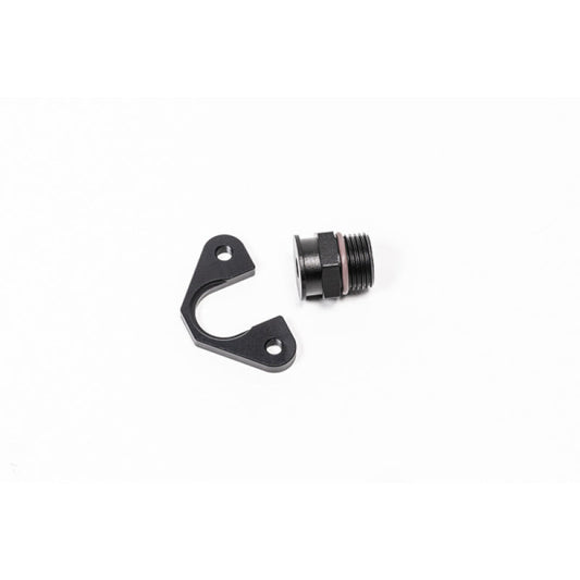 Radium Engineering FPR Adapter - 8AN ORB - 7mm Bore - 39mm Offset - M6 Radium Engineering Fuel Pressure Regulators