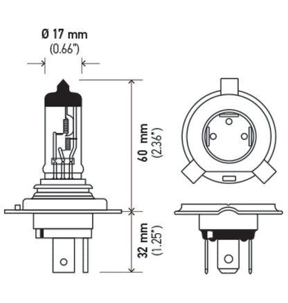 Hella Optilux H4 100/80W Xenon White XB Kit (Pair)