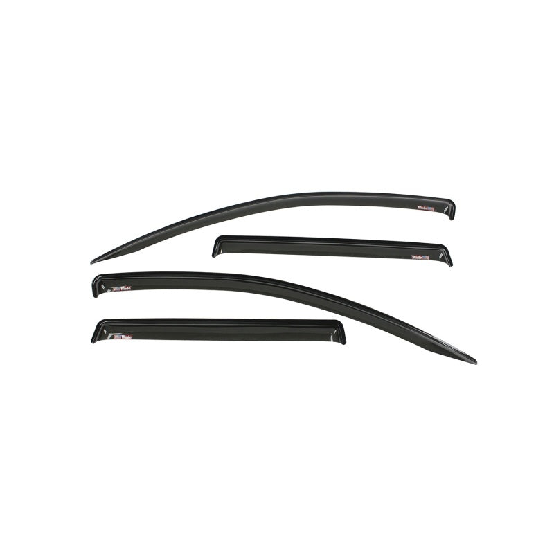 Westin 2016-2018 Mitsubishi Outlander Wade Slim Wind Deflector 4pc - Smoke