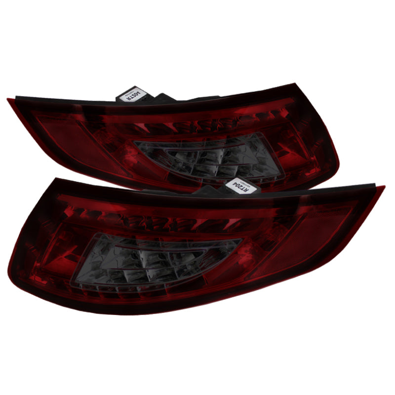 Spyder Porsche 997 05-08 LED Tail Lights Red Smoke ALT-YD-P99705-LED-RS