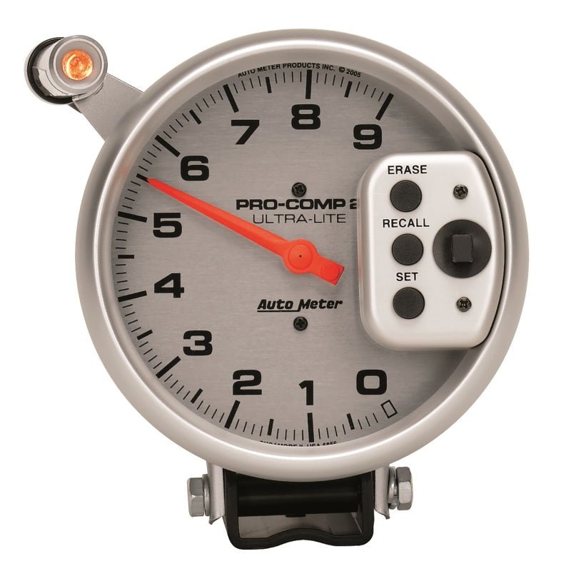 Autometer Ultra-Lite 5 inch 9000 RPM Single Range w/ Shift-Lite and Memory Tachometer AutoMeter Gauges