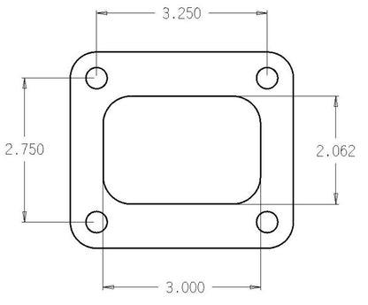 Cometic Turbo FLG T4 Garrett Exh Inlet .010in Exhaust Gasket