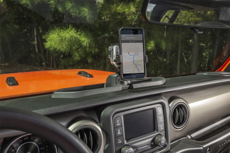 Rugged Ridge Dash Multi-Mount w/Phone Holder 18-20 Jeep JL/JT Rugged Ridge Dash & Interior Trim