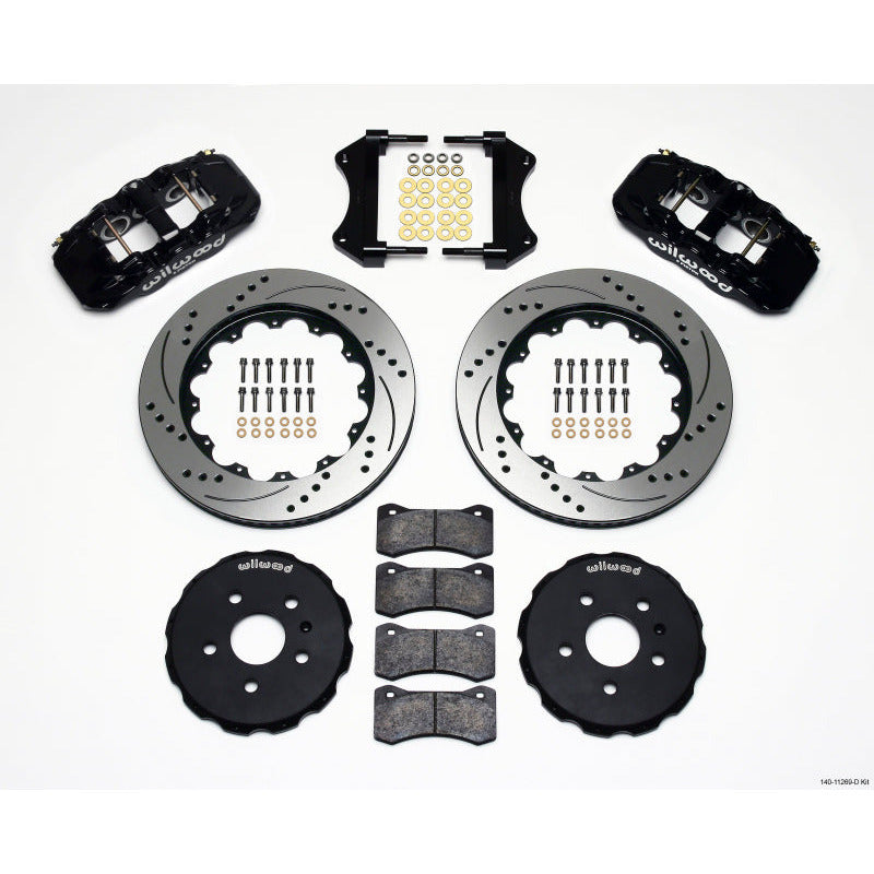 Wilwood AERO6 Front Hat Kit 14.25 Drilled 2010-2015 Camaro Wilwood Big Brake Kits