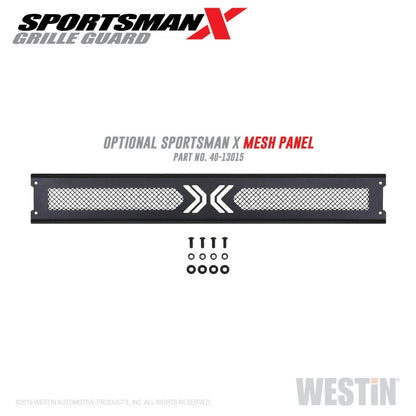 Westin 19-21 Chevy 1500 Sportsman X Grille Guard - Textured Black (Excl. 2019 Silverado LD)