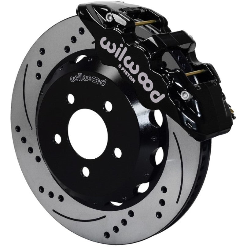 Wilwood AERO6 Front Hat Kit 15.00 Drilled 2016-Up Camaro w/Lines Wilwood Big Brake Kits