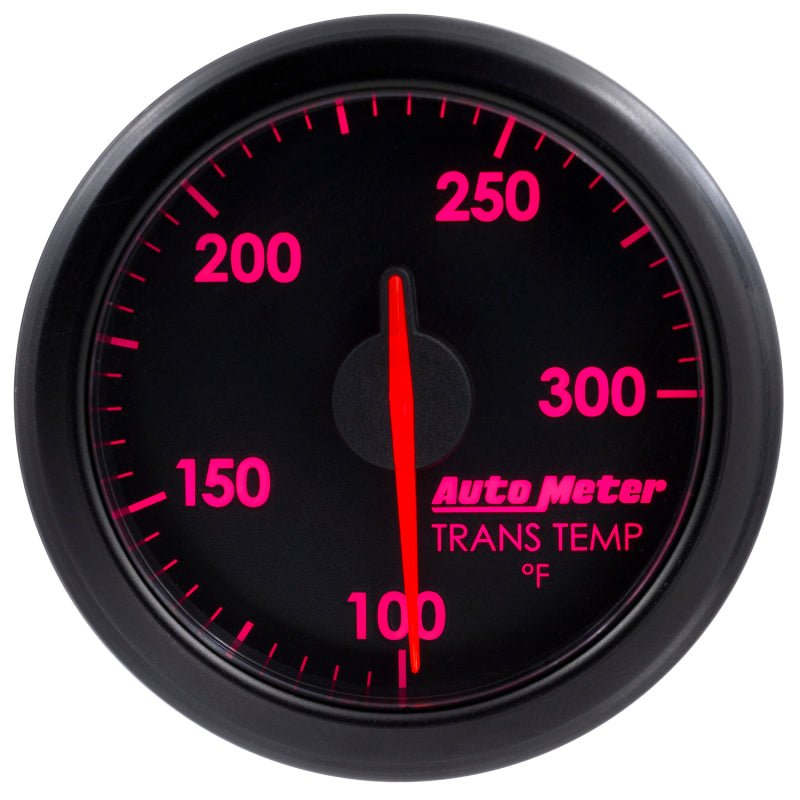 Autometer Airdrive 2-1/6in Trans Temperature Gauge 100-300 Degrees F - Black AutoMeter Gauges