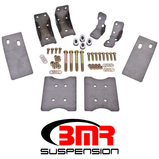 BMR 79-04 Fox Mustang Torque Box Reinforcement Plate Kit (TBR002 And TBR003) - Natural BMR Suspension Diff Braces