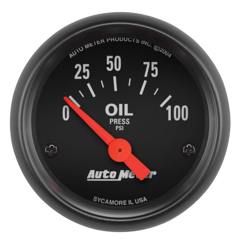 Autometer Z-Series 52mm 0-100PSI Oil Pressure Gauge AutoMeter Gauges