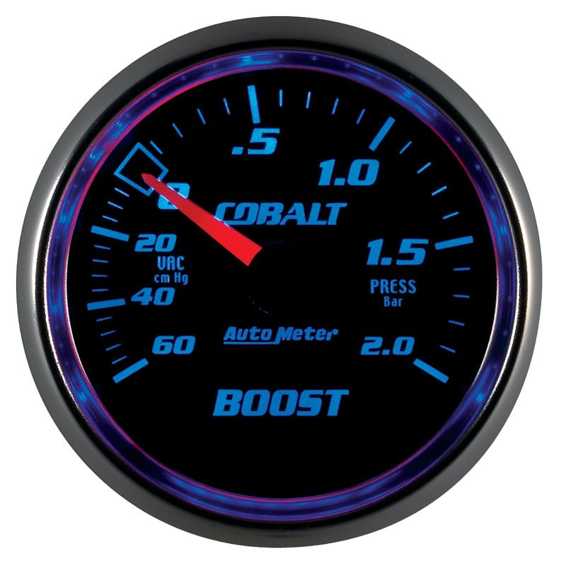 Autometer Cobalt 52mm 2 BAR Mechanical Boost Gauge AutoMeter Gauges