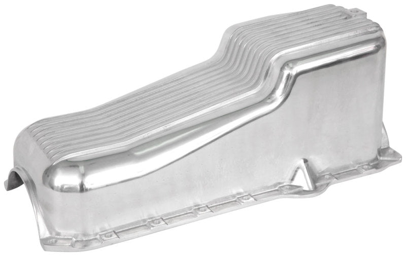 Spectre 1986-Up SB Chevy Oil Pan Kit - Polished Aluminum